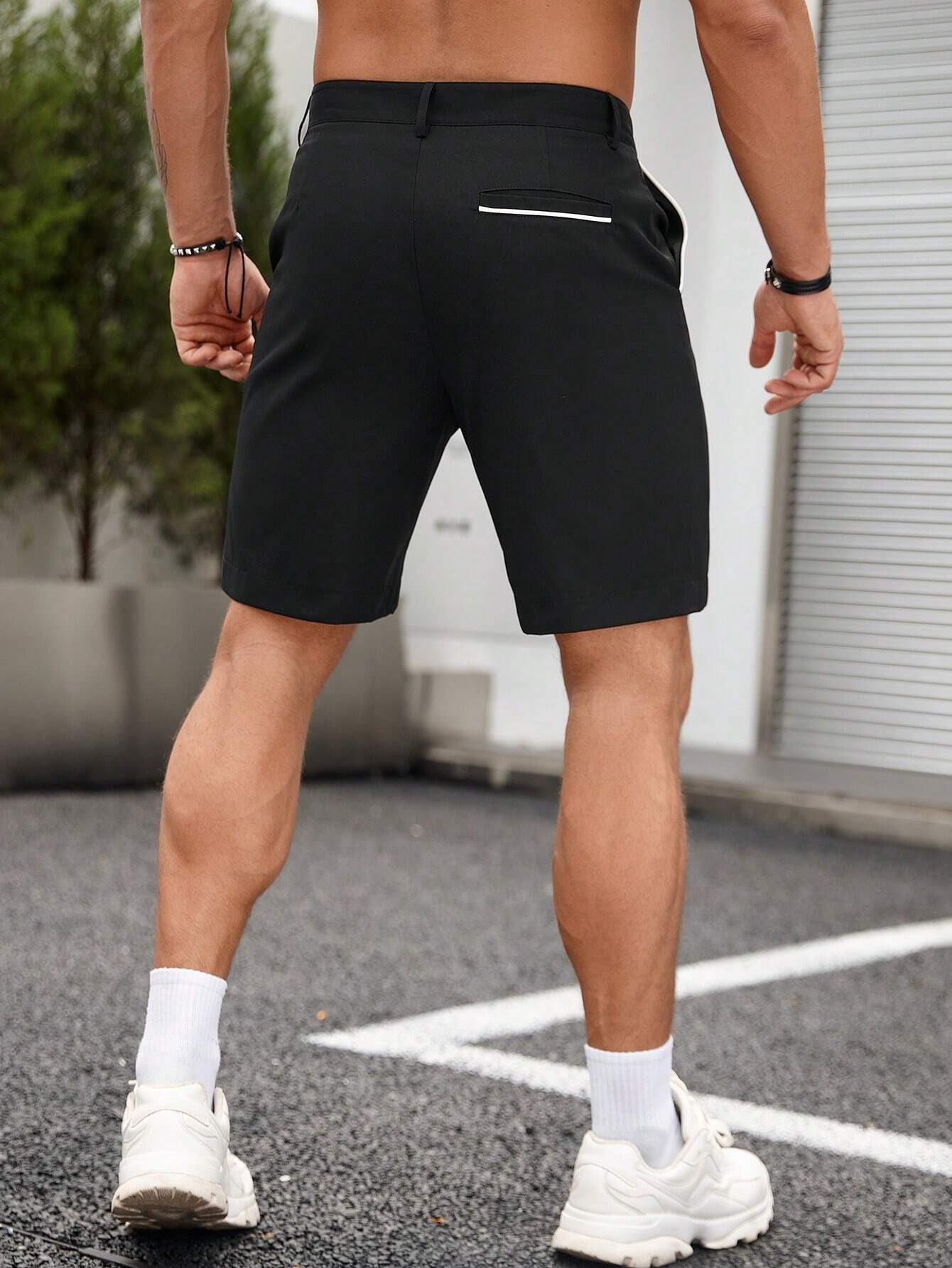 Men's Contrast Trim Chino Shor – обзор и цена Shorts Chino Slim
