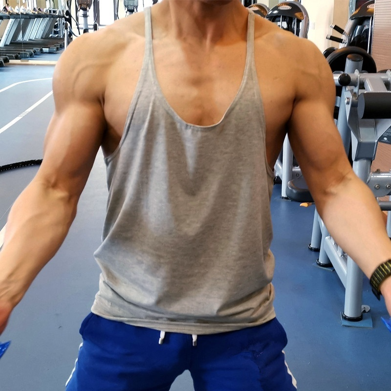 Men's Gym Workout Bodybuilding – обзор и цена Tank Top Muscle