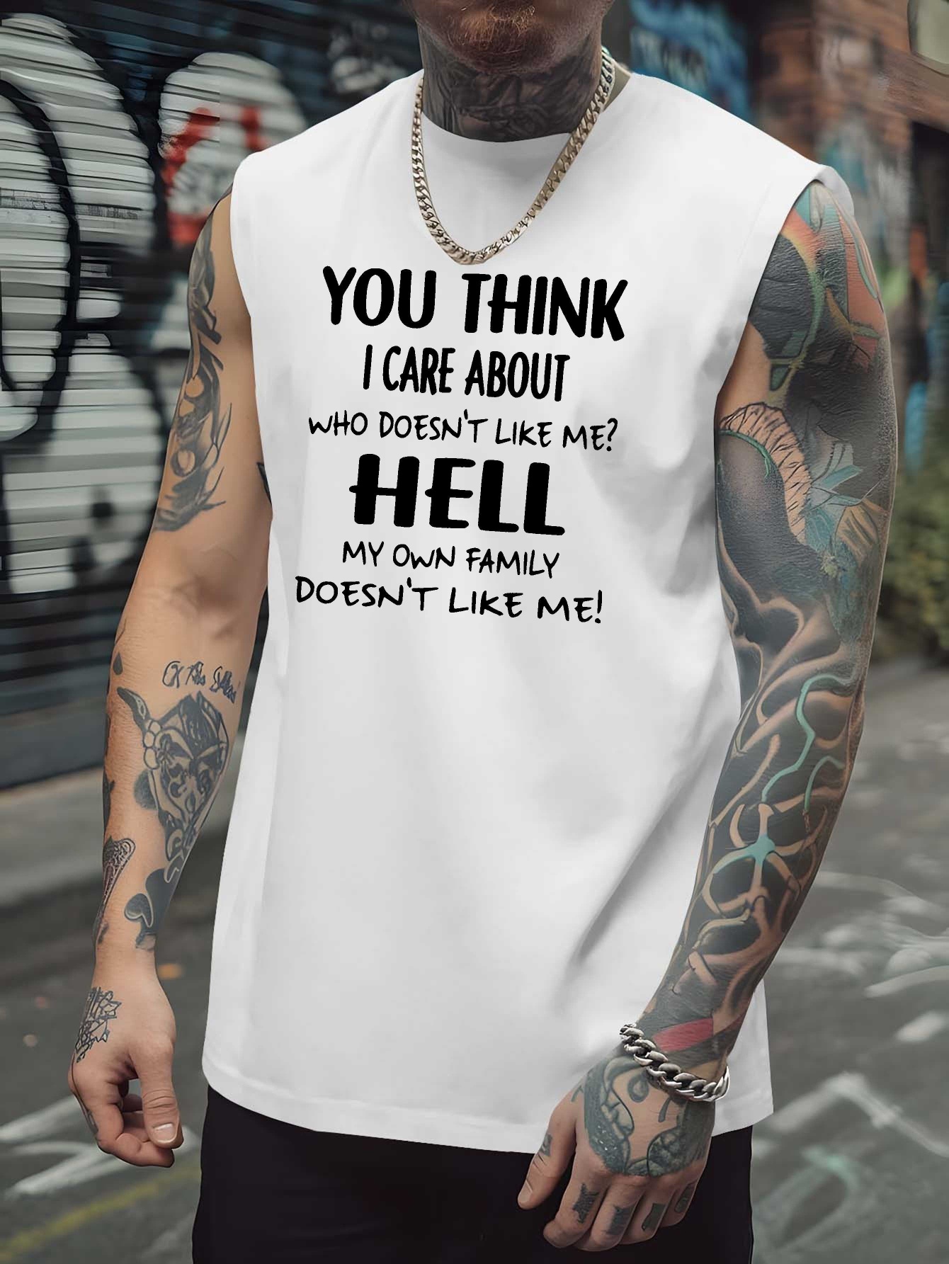 Men's Fun Quotes Sleeveless Mu – обзор и цена Tank Top Muscle