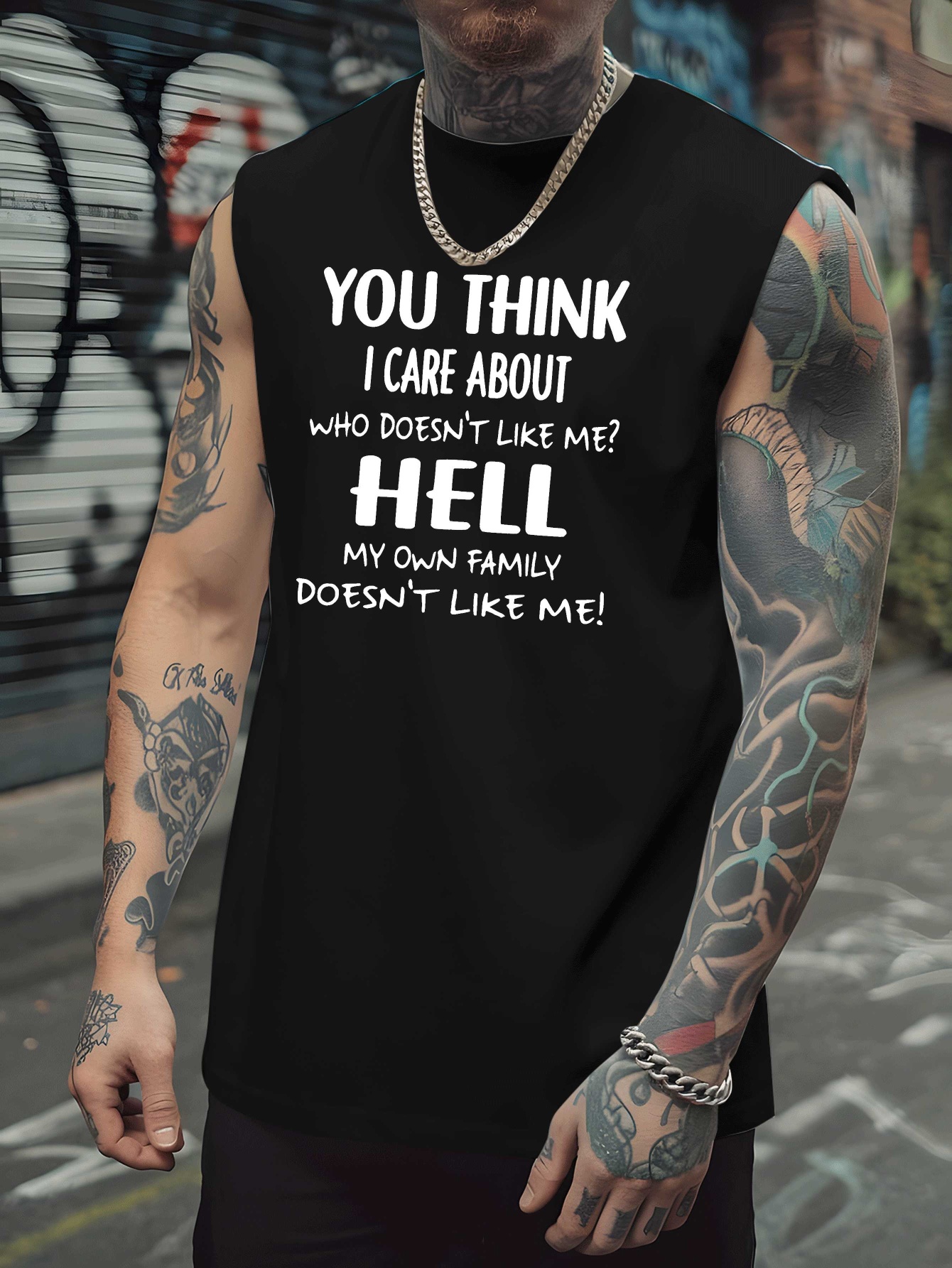 Men's Fun Quotes Sleeveless Mu – обзор и цена Tank Top Muscle