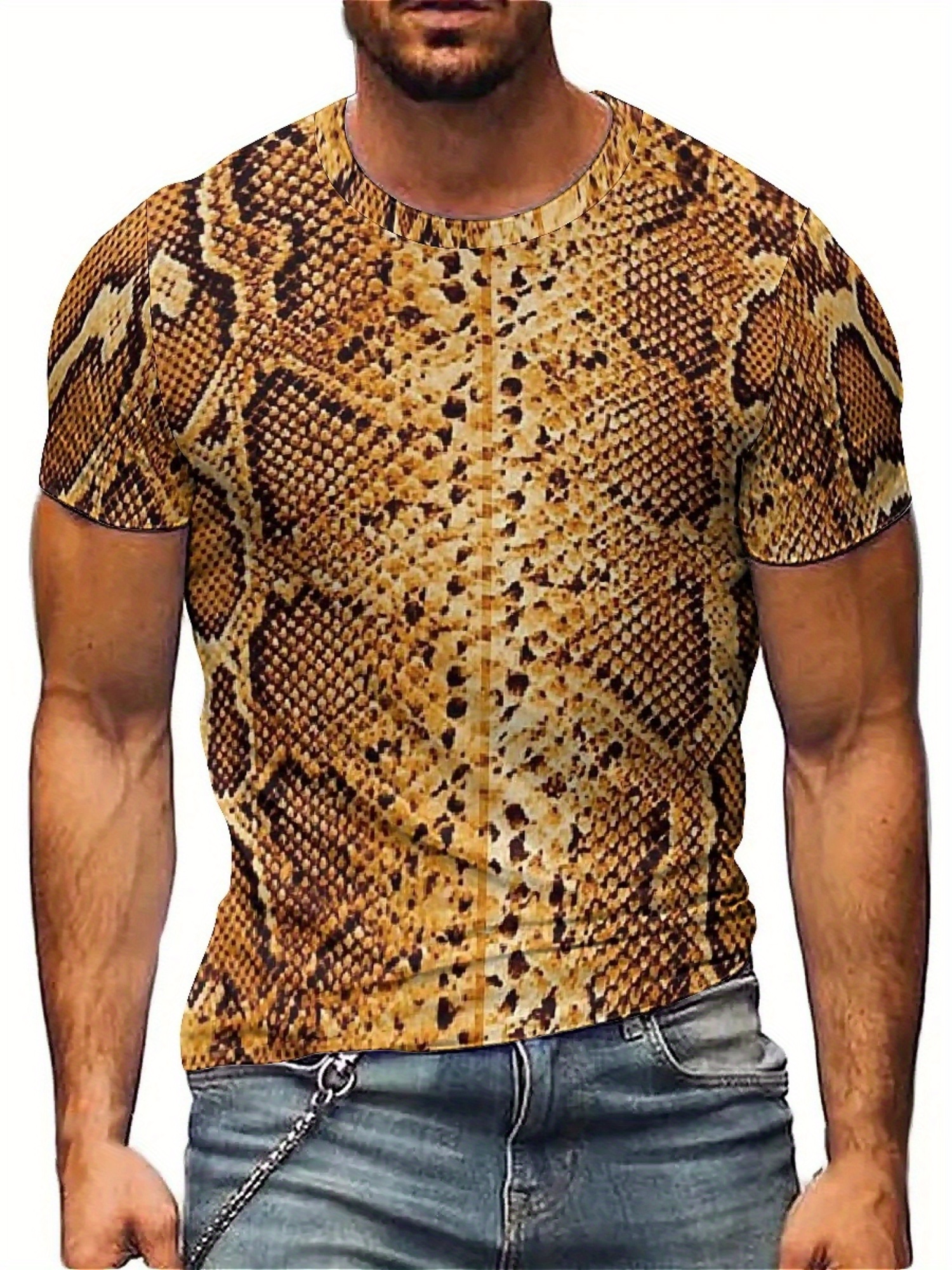 Men'S 3D Print Snake Graphic T – обзор и цена Tee Graphic Print