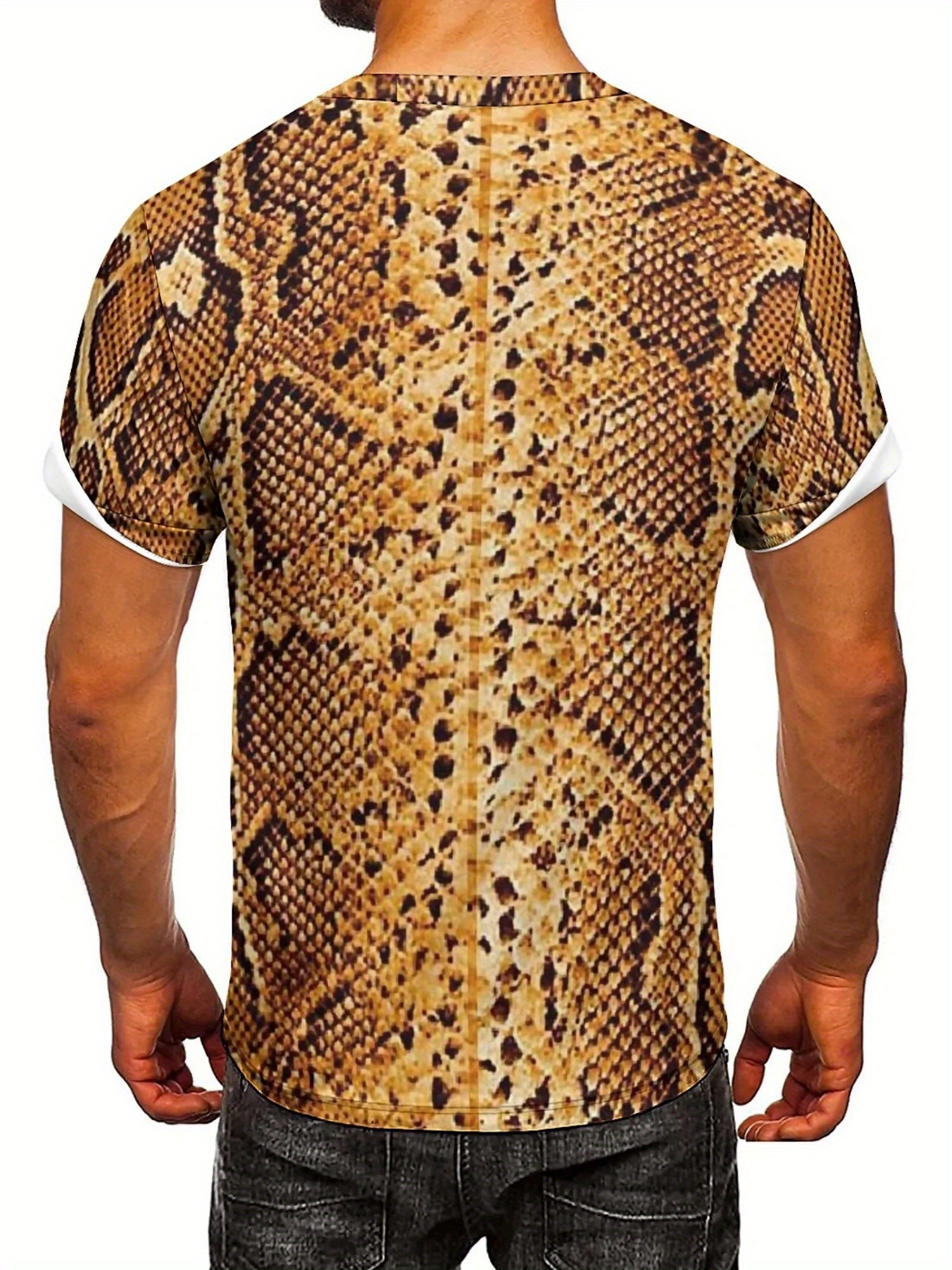 Men'S 3D Print Snake Graphic T – обзор и цена Tee Graphic Print