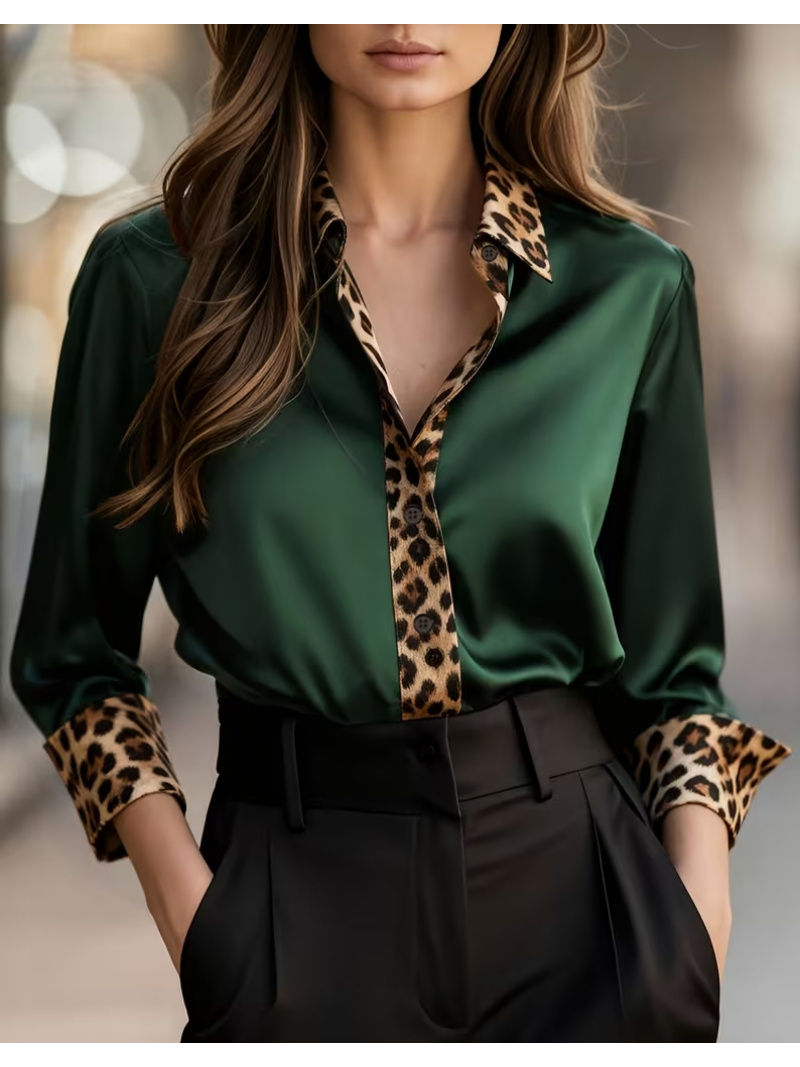 Elegant Long Sleeve Button Dow – обзор и цена Shirt Camp Collar