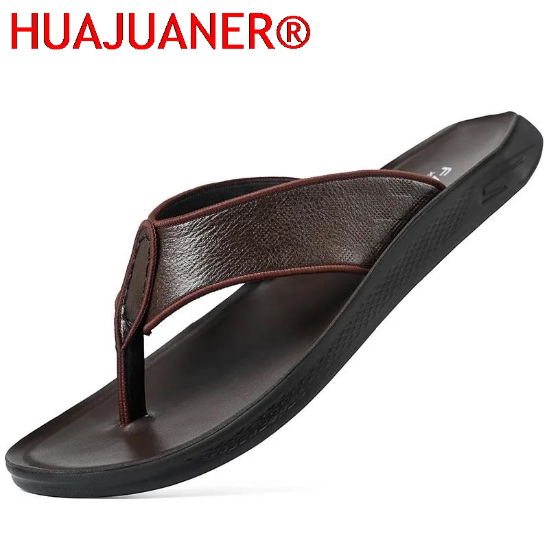 Casual Outdoor Men's Sandals S – обзор и цена Flip Flop Leather Men