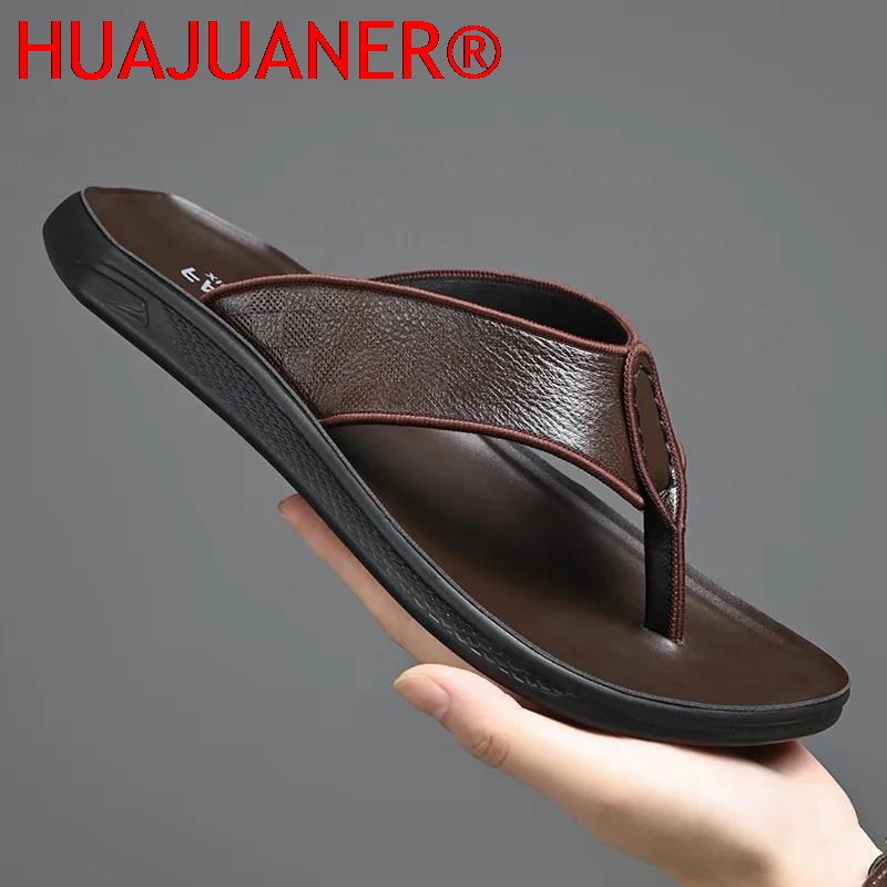 Casual Outdoor Men's Sandals S – обзор и цена Flip Flop Leather Men