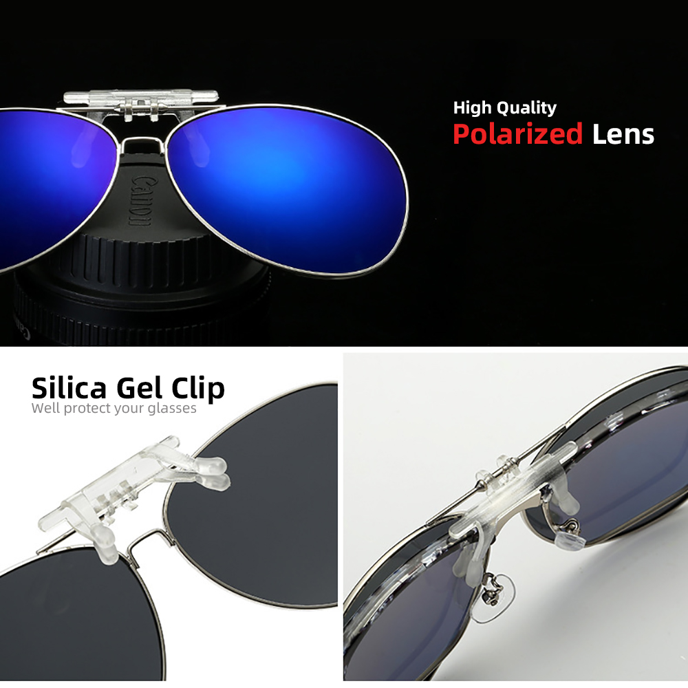 VIVIBEE Aviation Flip Up Clip  – обзор и цена Sunglasses Aviator Polarized