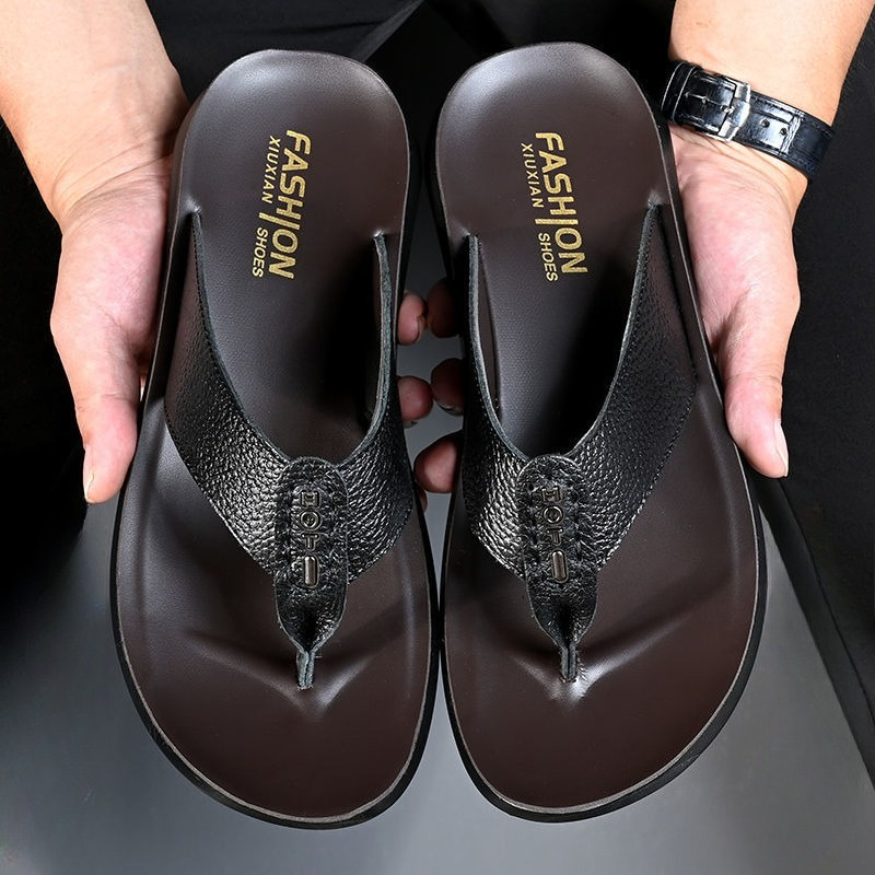 Hot Sale Men's Flip Flops High – обзор и цена Flip Flop Leather Men