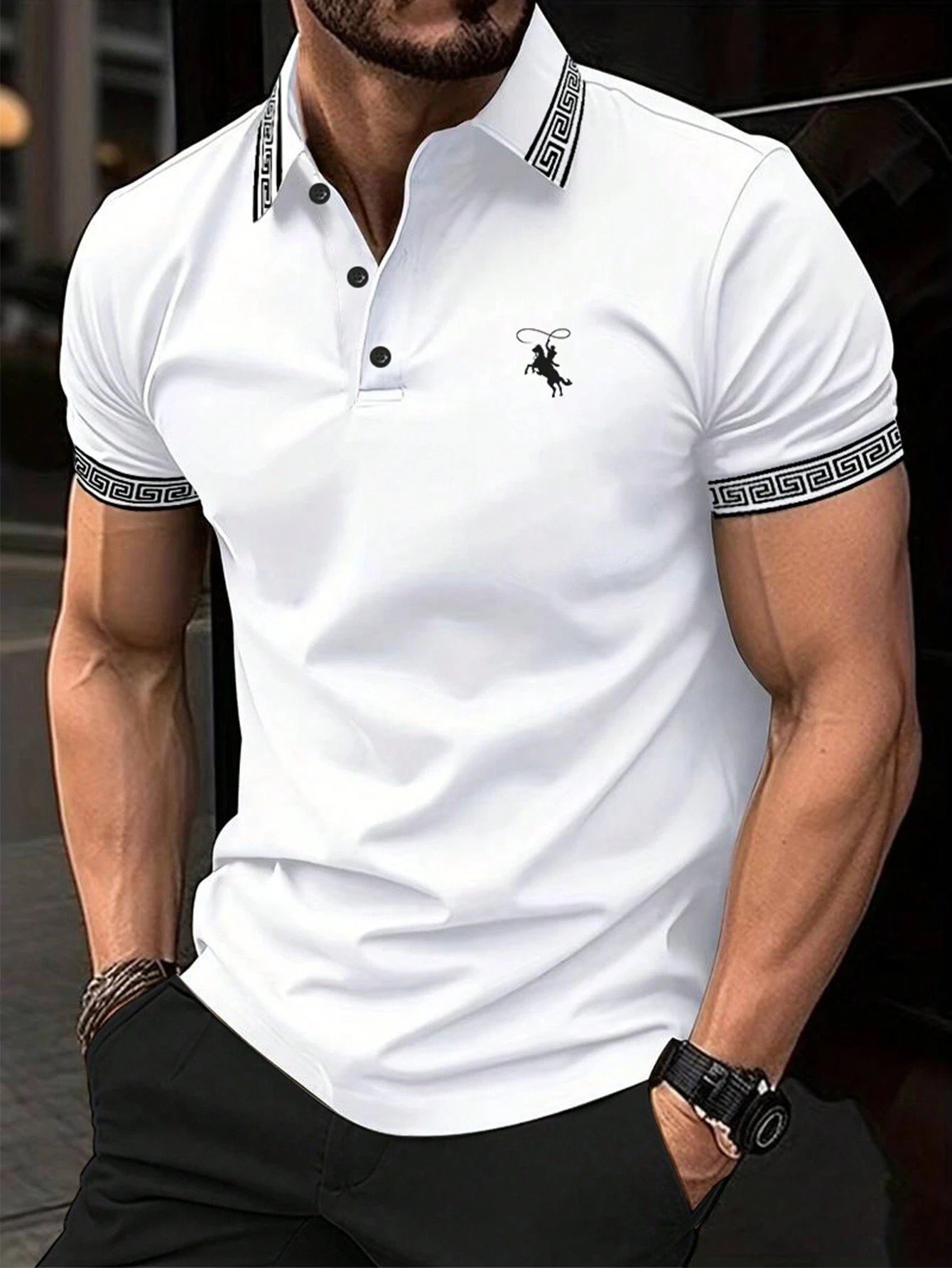 The new men's short-sleeved PO – обзор и цена Polo Shirt Pique
