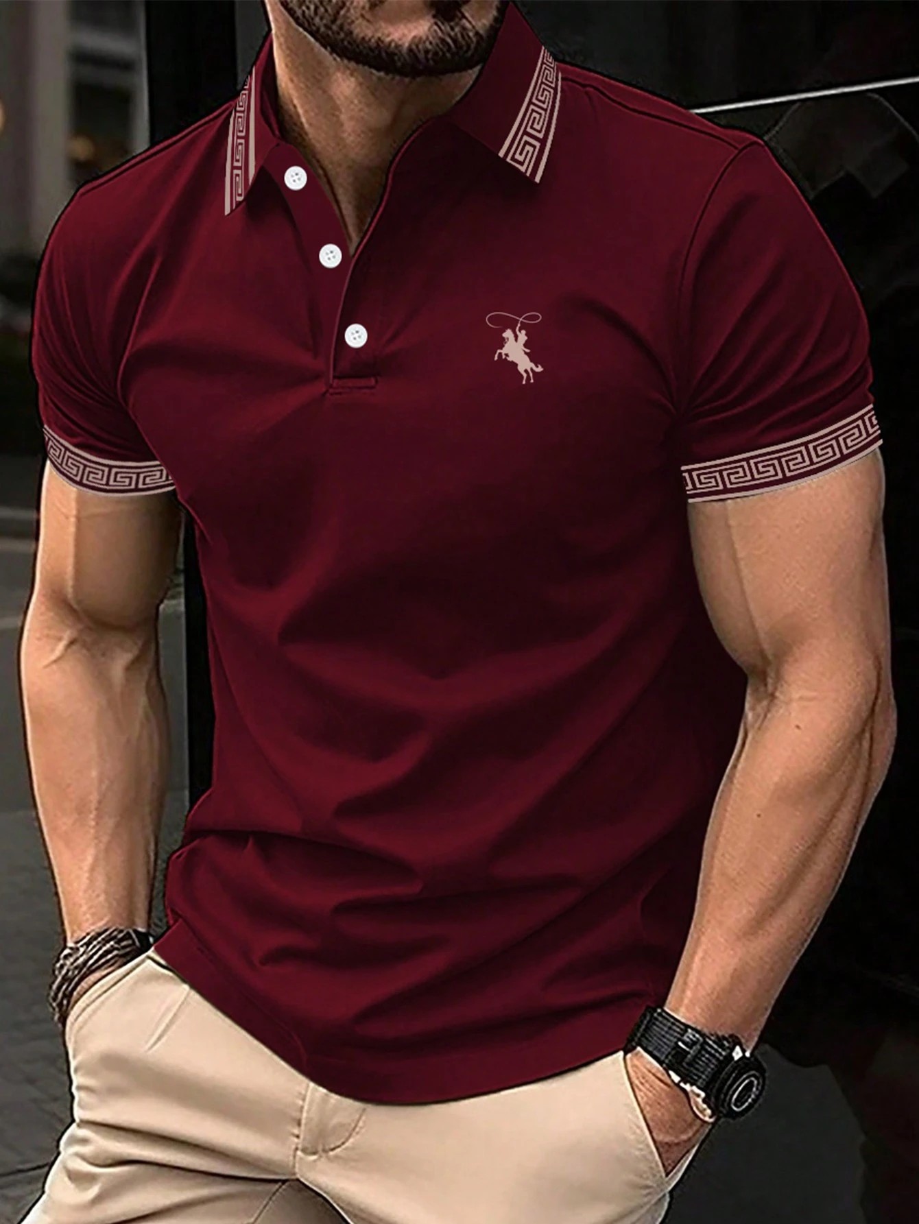 The new men's short-sleeved PO – обзор и цена Polo Shirt Pique