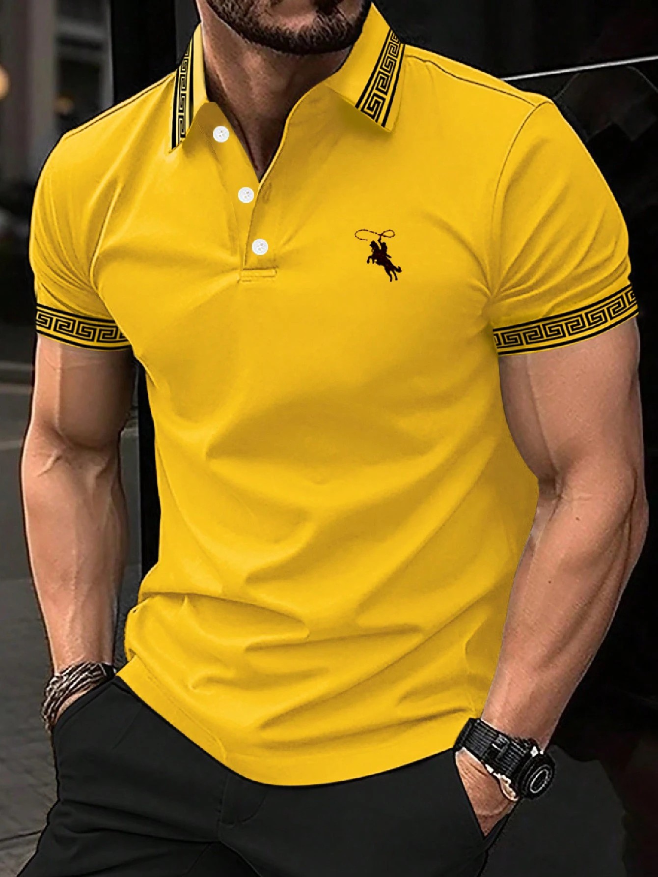 The new men's short-sleeved PO – обзор и цена Polo Shirt Pique